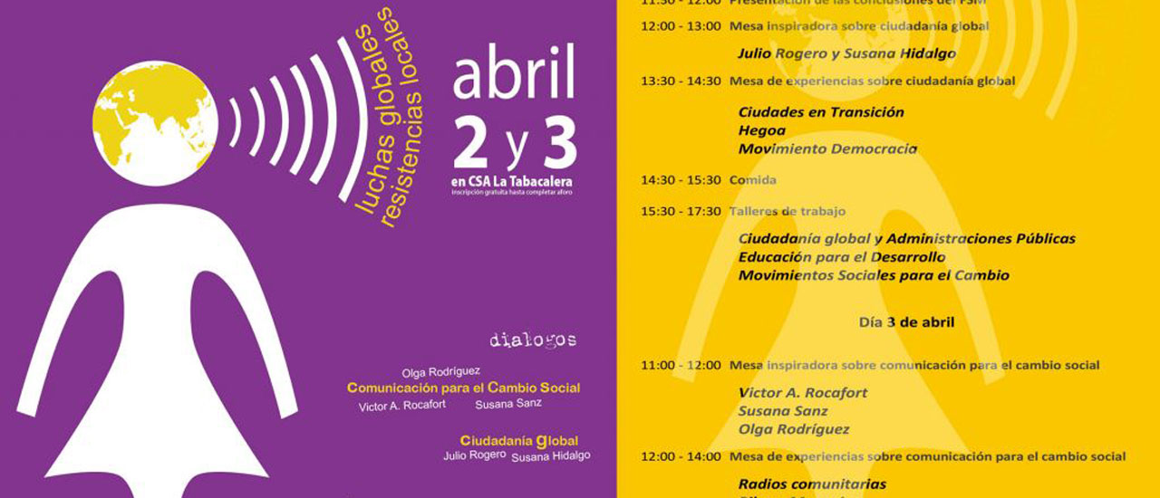 Participa: encuentro «Ciudadanía global al poder»