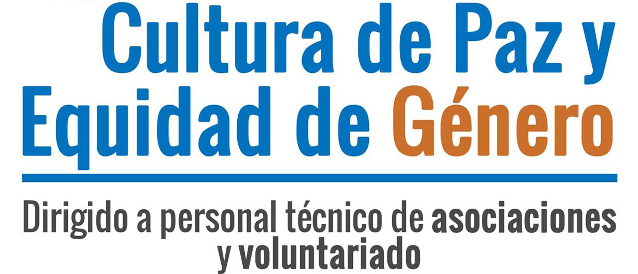 Apúntate al curso “Cultura de Paz y Equidad de Género” – Toledo