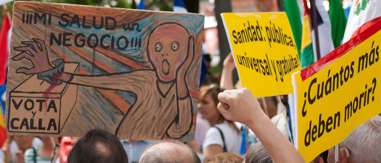 Contra la exclusión sanitaria, en defensa de la sanidad universal
