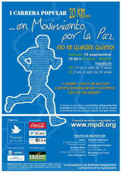 1ª Carrera por la Paz 1ª Carrera por la Paz