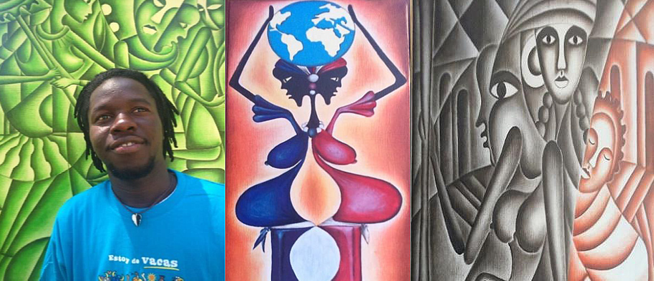 Exposición del artista gambiano Yusupha Gai