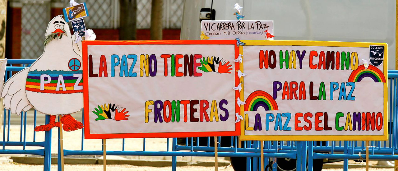 Sumemos esfuerzos para seguir construyendo Paz