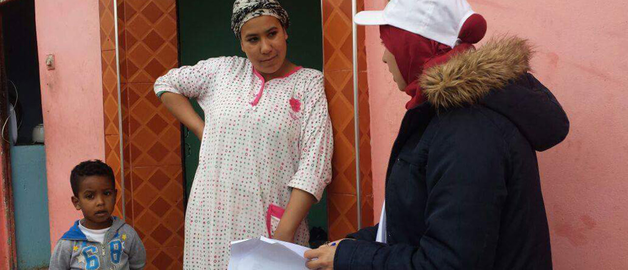 Caravana de sensibilización en Larache (Marruecos)