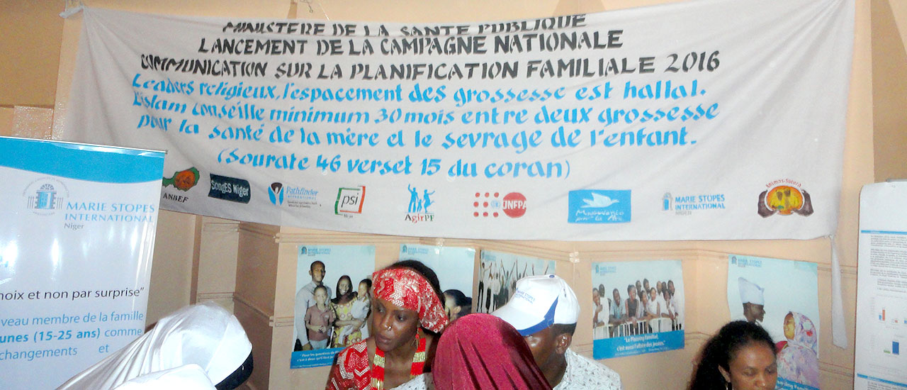 Campaña de sensibilización sobre planificación familiar en Tahoua (Níger)