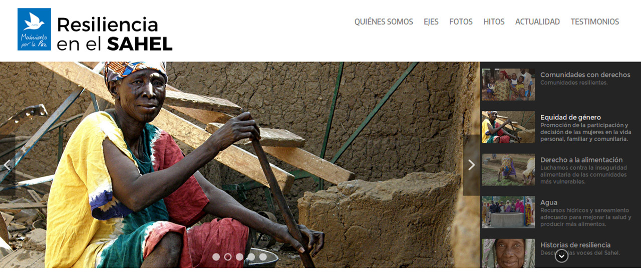 Lanzamos nuestra web Resiliencia en el Sahel