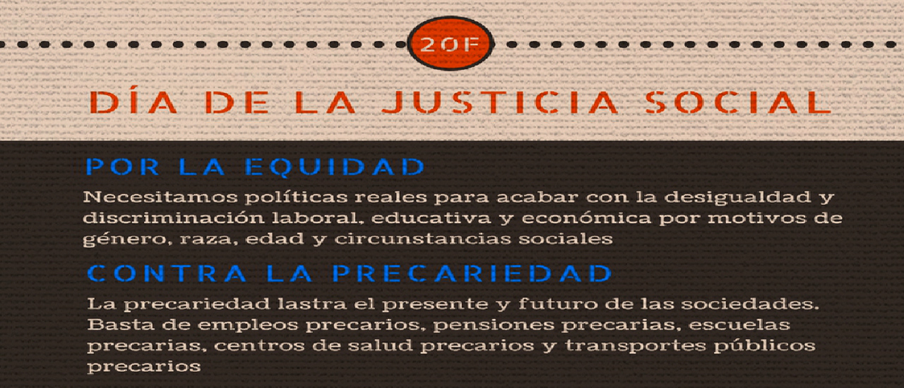La necesidad de reivindicar justicia social