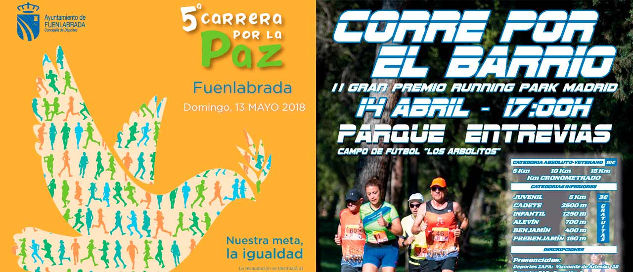 Dos carreras populares apoyan nuestros proyectos de juventud y mujer