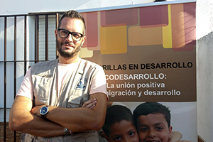 Juan Palma, voluntario del Movimiento por la Paz Sevilla