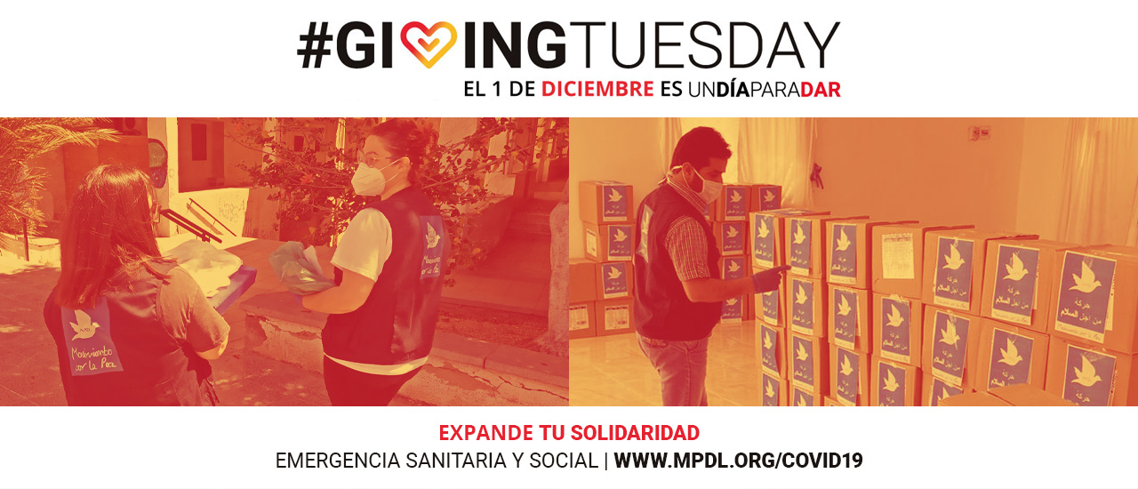 Súmate al Giving Tuesday y apoya nuestra campaña de emergencia COVID-19