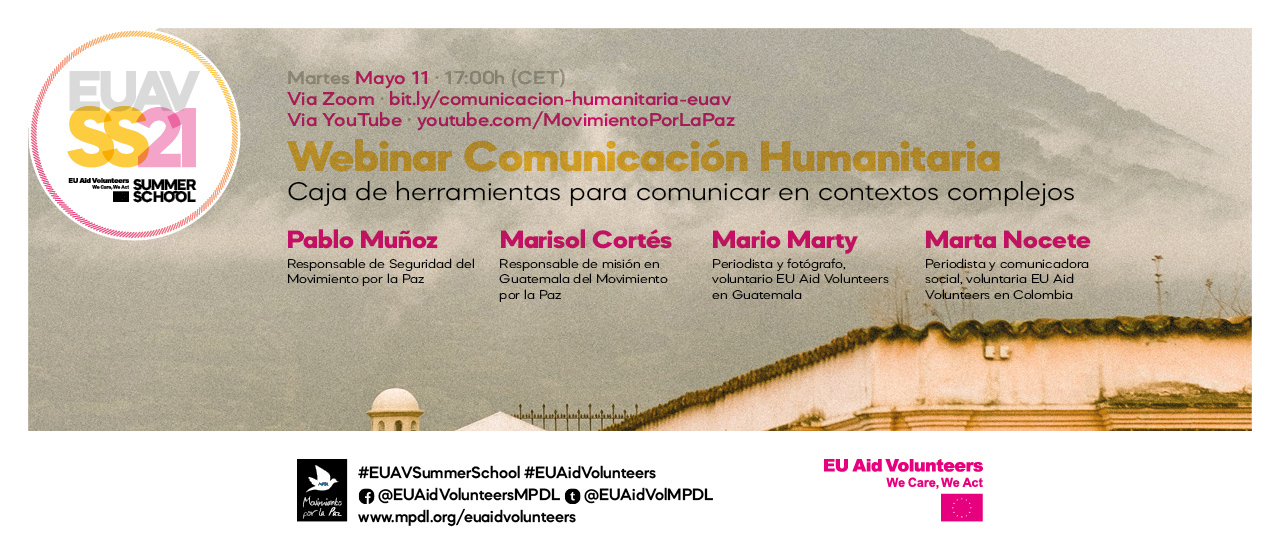 EUAV Summer School: Webinar Comunicación Humanitaria