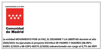Comunidad de Madrid - IRPF 2019 - Escuela de Padres y Madres Comunidad de Madrid - IRPF 2019 - Escuela de Padres y Madres