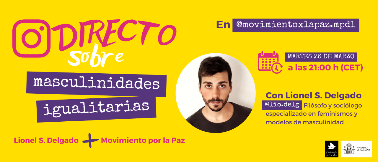 Directo sobre masculinidades igualitarias con Lionel S. Delgado